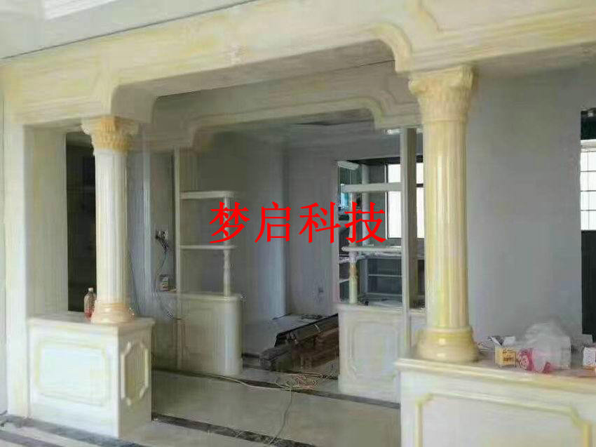 仿玉背景墻、羅馬柱系列
